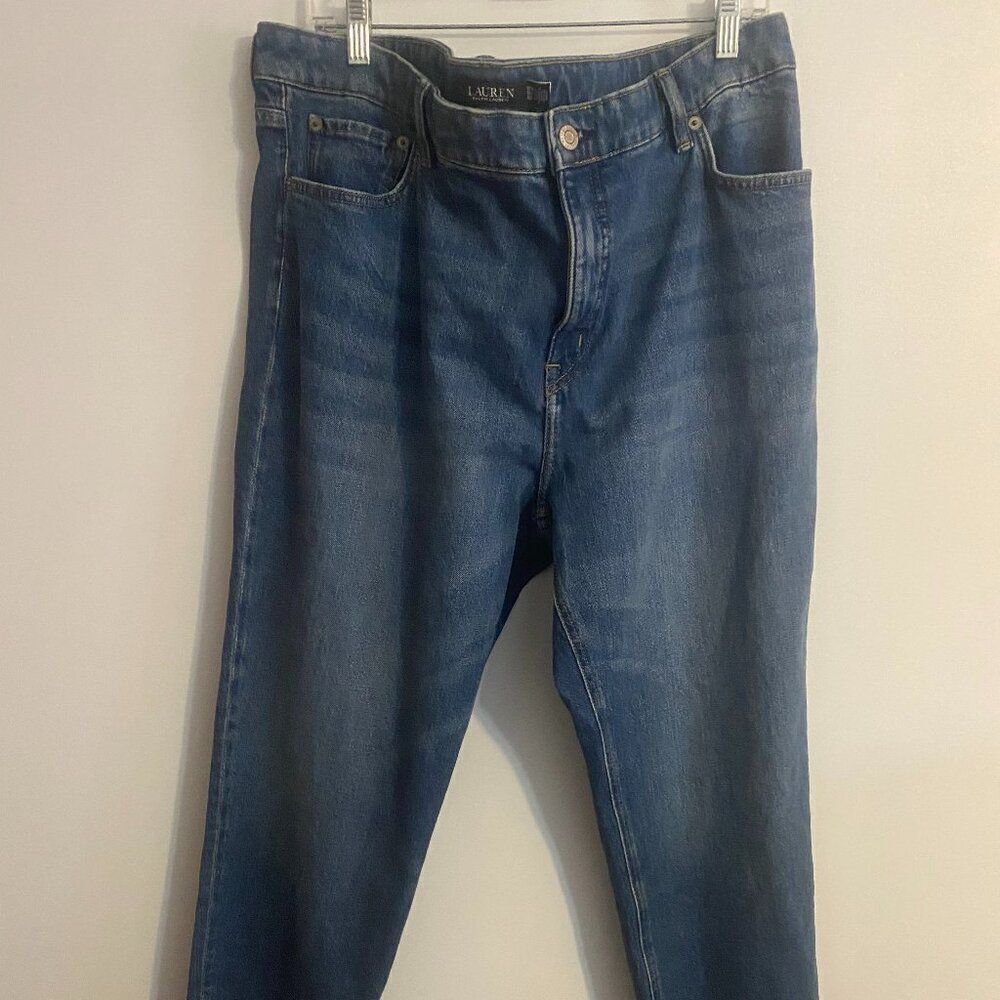 Lauren Ralph Lauren Black Label 5 pocket straight leg jeans, size 18W